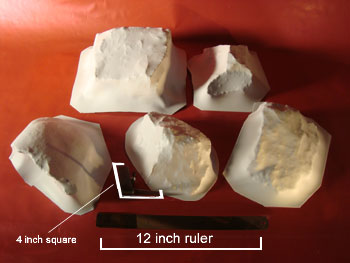 Option 2: 5 medium to large vacuum formed rocks - $29 + S/H